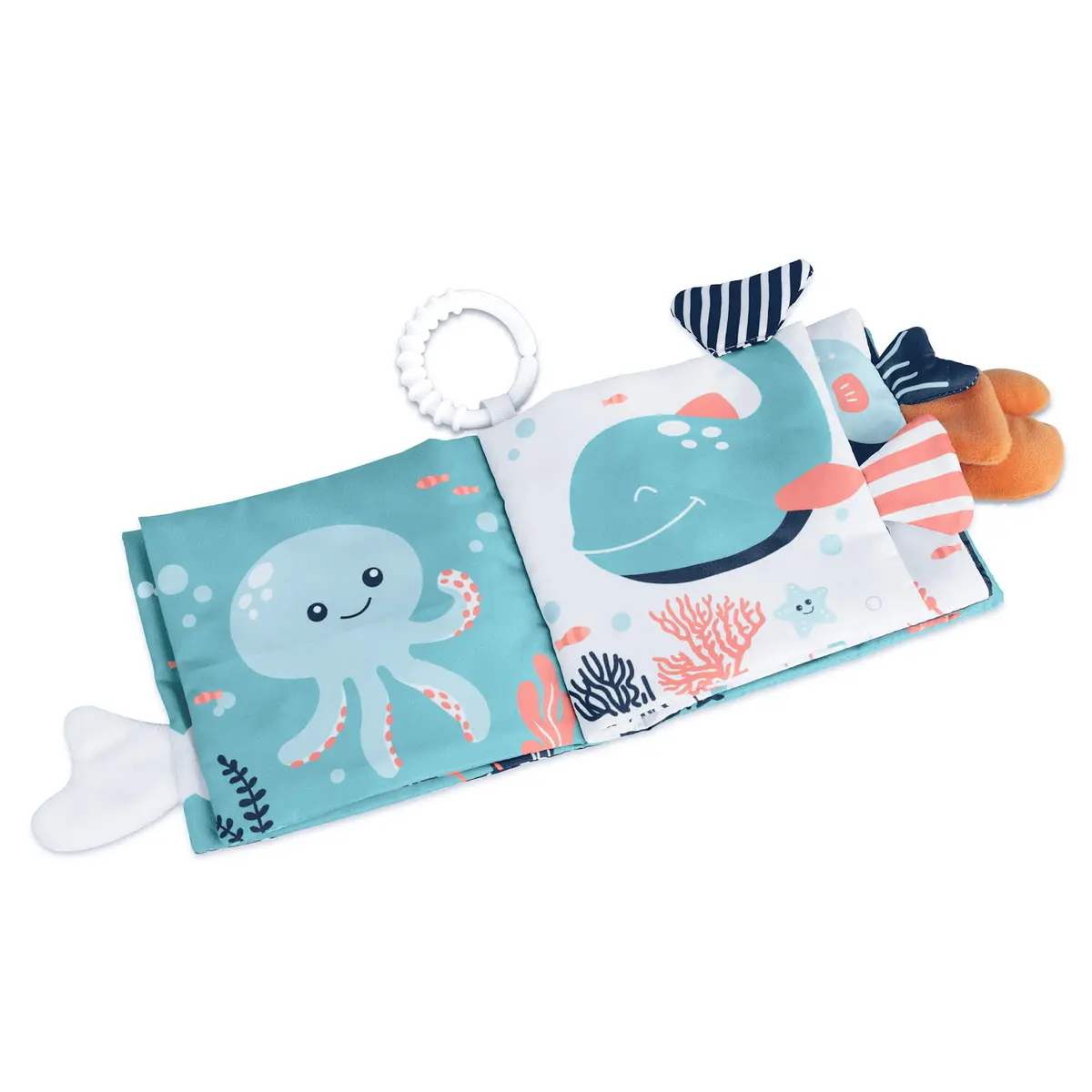 Ocean-Themed Soft Sensory Baby Book 1