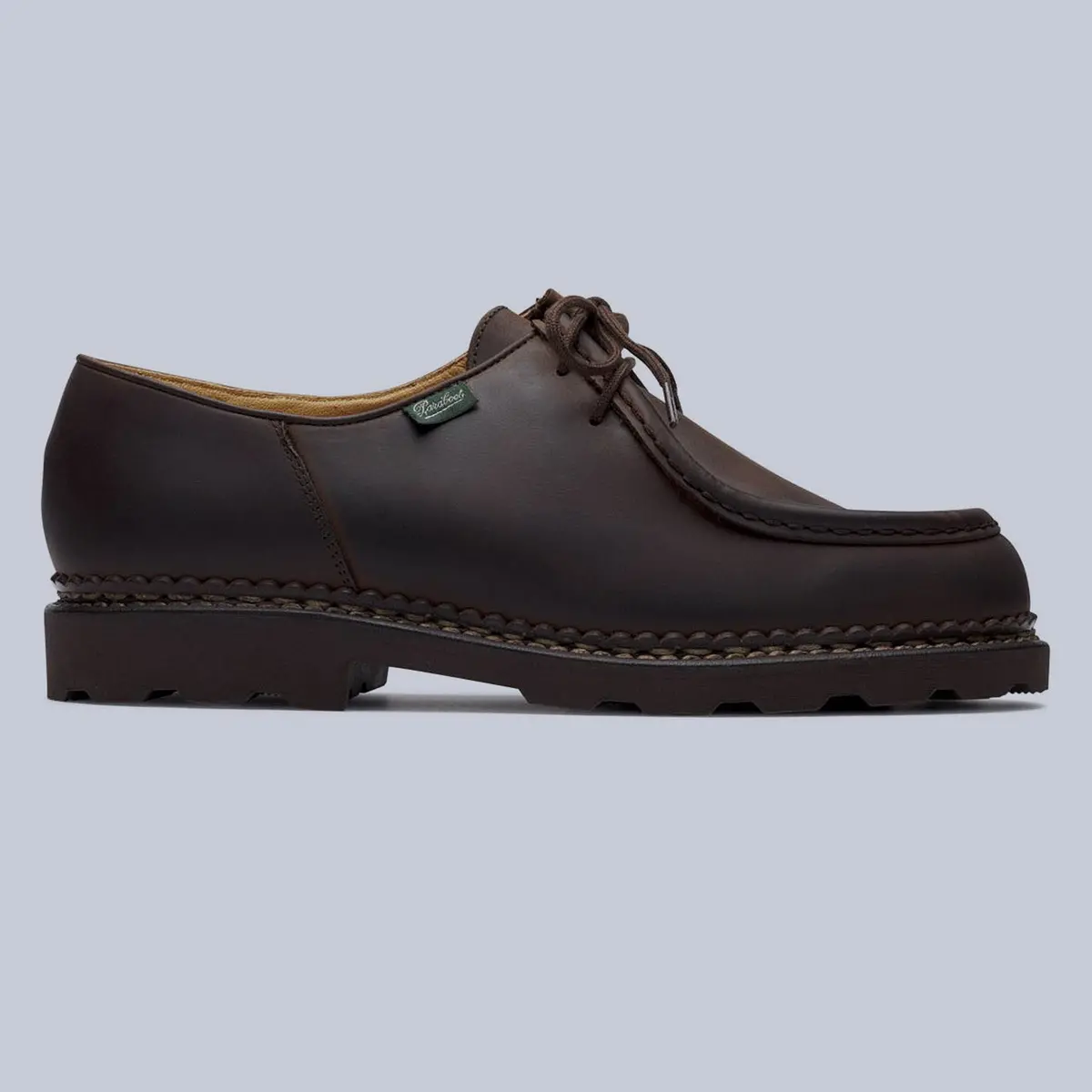Brown Nubuck Michael Derby Shoes 1