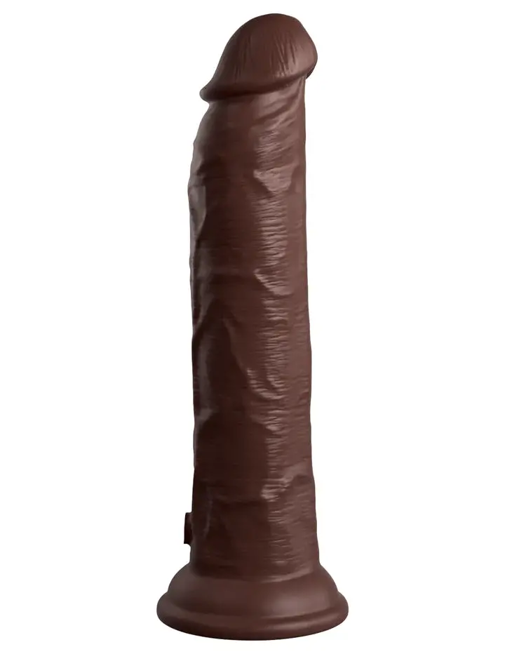 9" Vibrating Silicone Dual Density Cock With Remote 1
