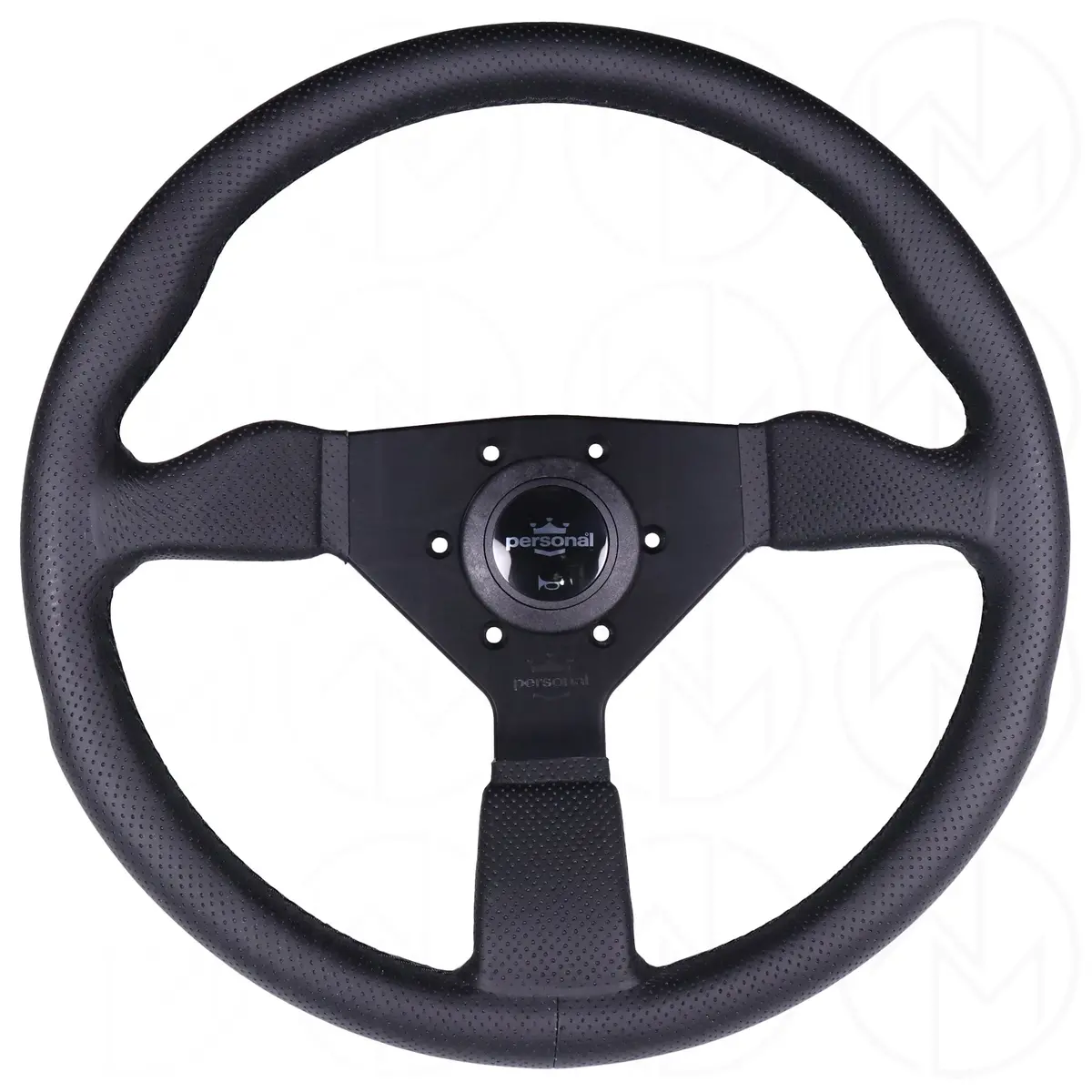 Personal Grinta Steering Wheel - 350Mm Perforated Leather W/Black Stitch 1