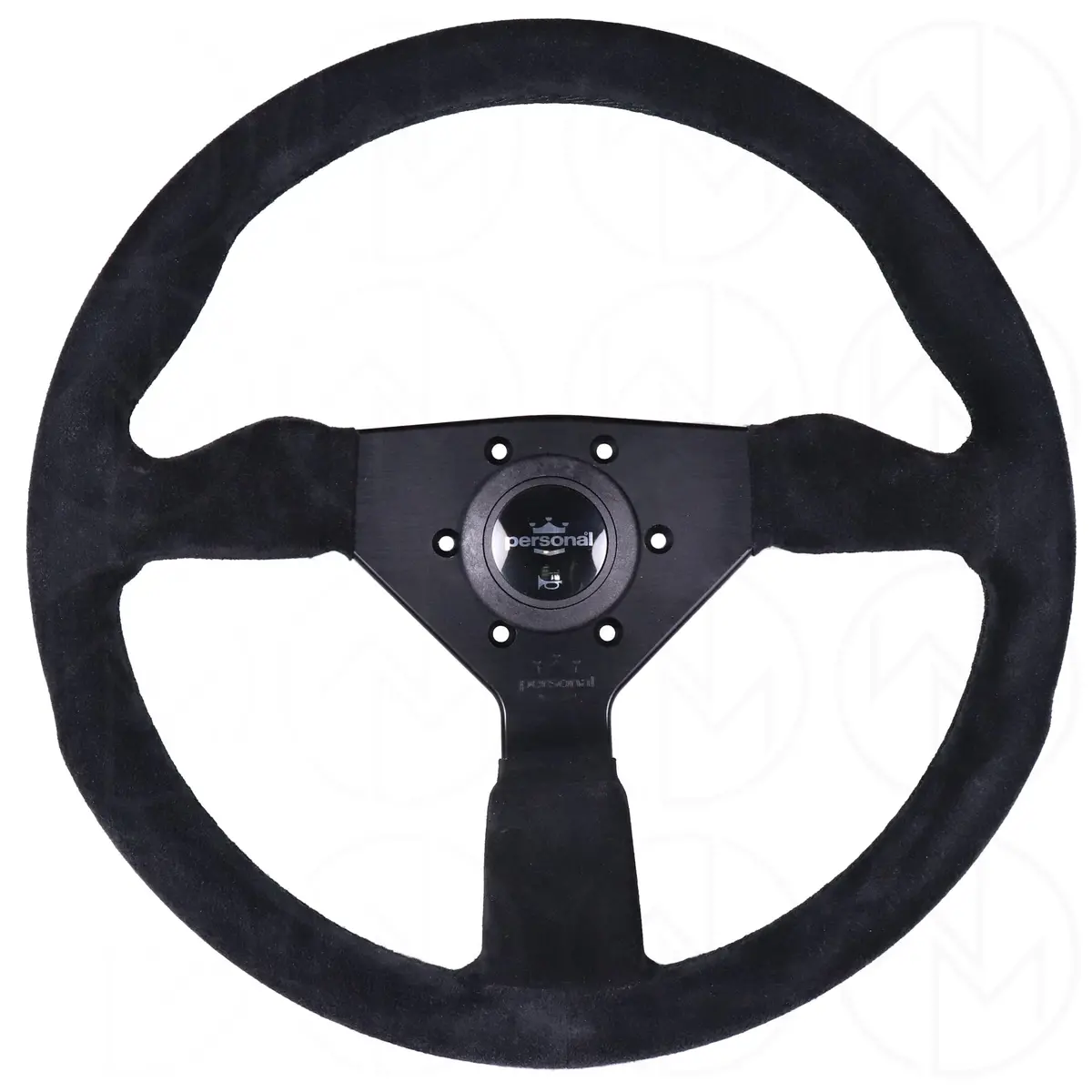 Personal Grinta Steering Wheel - 350Mm Suede W/Black Stitch 1