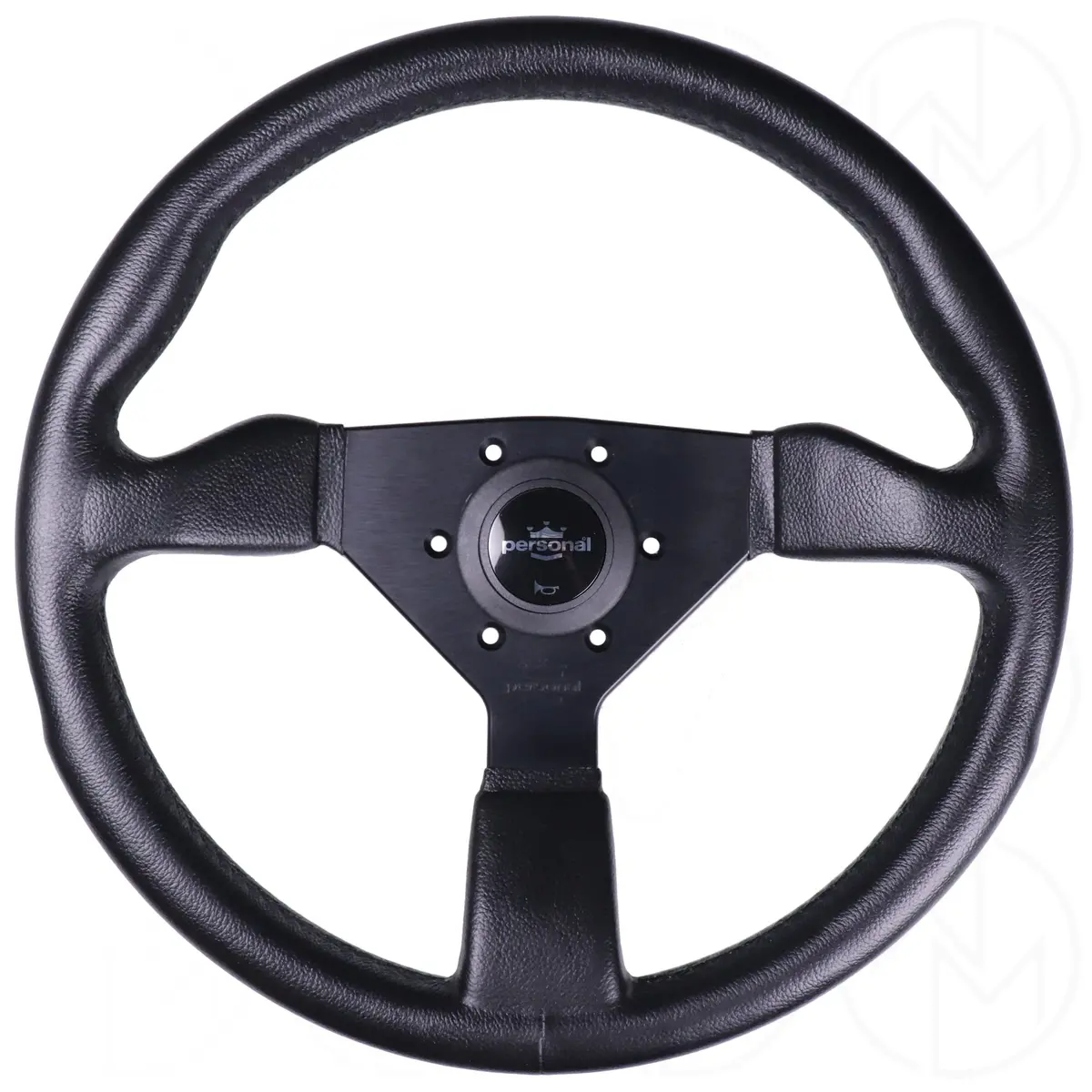 Personal Grinta P/U Steering Wheel - 350Mm Polyurethane W/Silver Horn Button 1