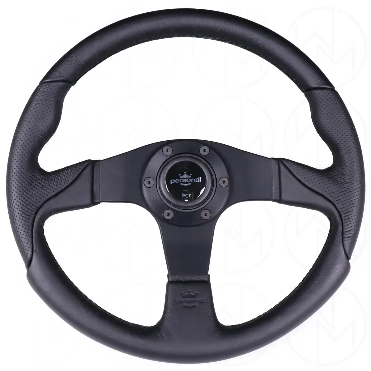 Personal Thunder Steering Wheel - 350Mm Combo Leather W/Black Stitch 1