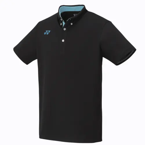 Yonex 10342 Practice Men's Polo T-Shirt (Black) 1