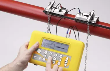 Micronics Portaflow 330 Portable Ultrasonic Clamp On Flow Meter With Data Logging 1