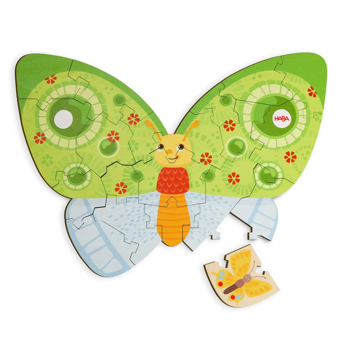 Butterfly 2-In-1 Wooden Puzzle 1