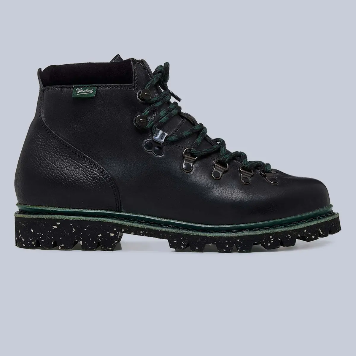 Pyrenex X Paraboot Black Leather Avoriaz Hiking Boots 1