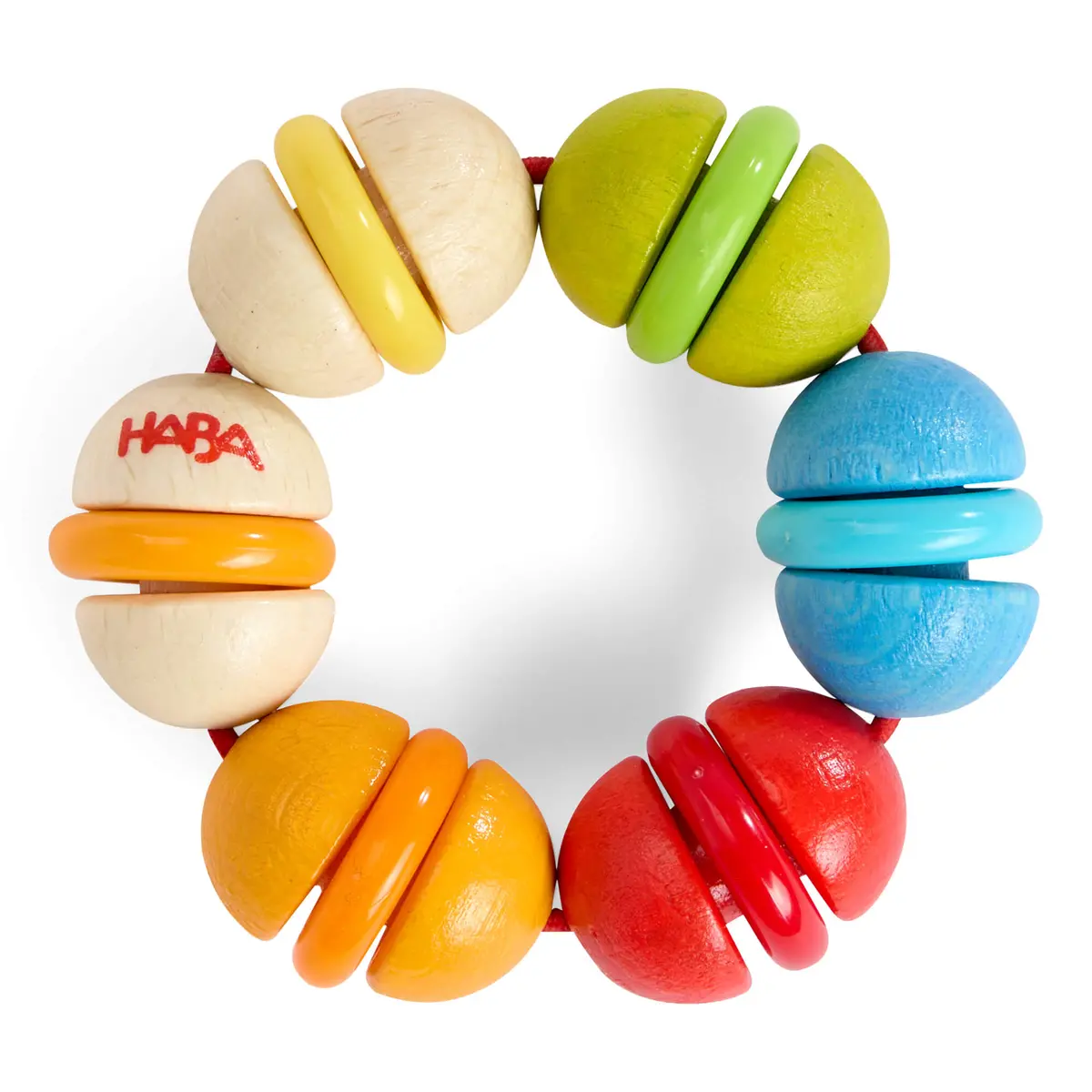 Rainbow Rattle Grasping And Teething Toy 1