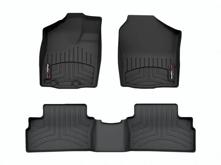 Alfombra Weathertech Bandeja Floorliner 1 Y 2 Fila Para Toyota Raize 2021-2024 Color Negro 1