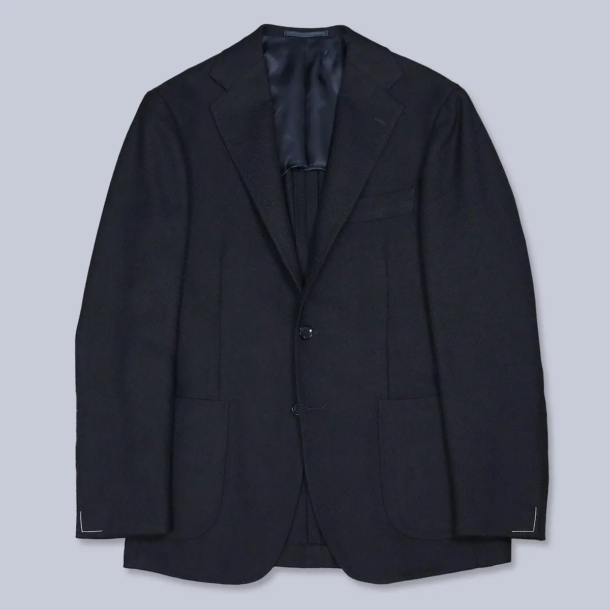 Midnight Blue Four Season Wool Balloon Blazer 1
