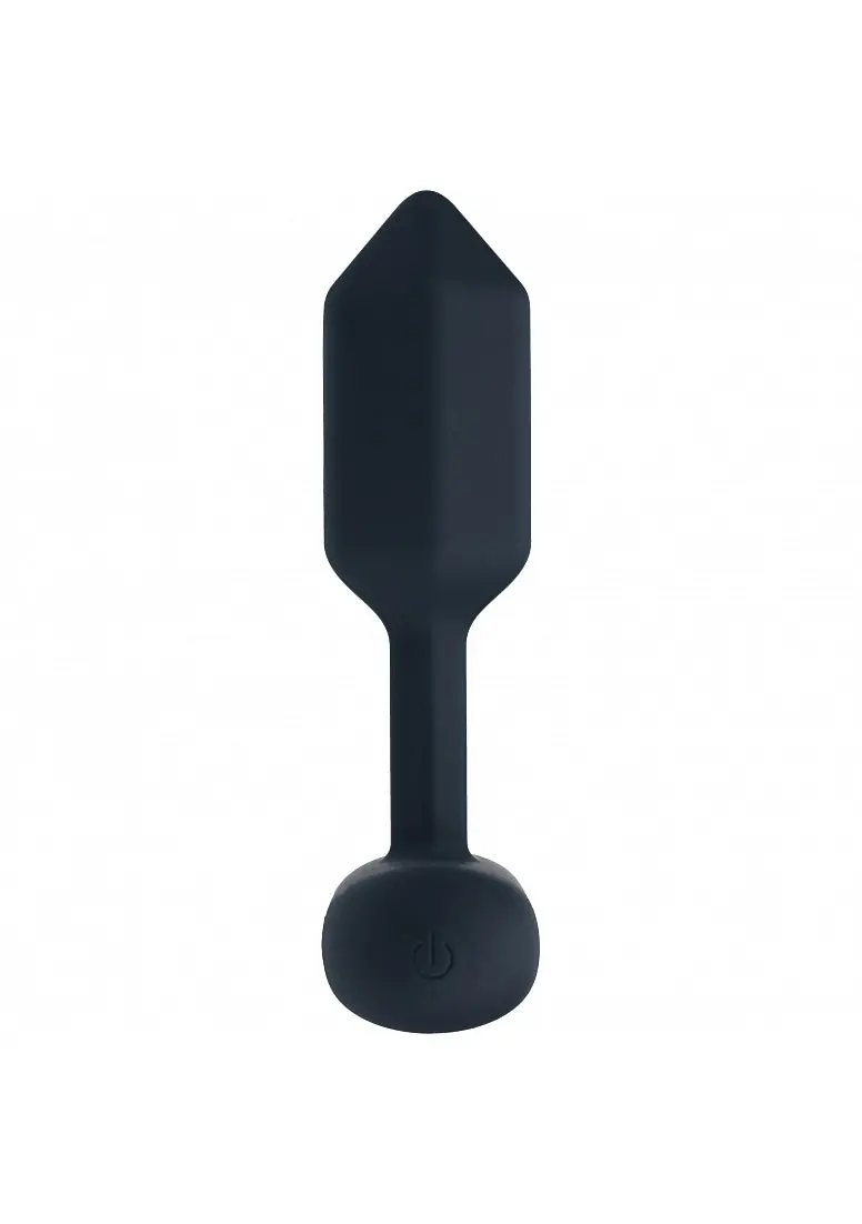 Levelz - Hexagonal Vibrating Silicone Anal Plug - Small - Black 1