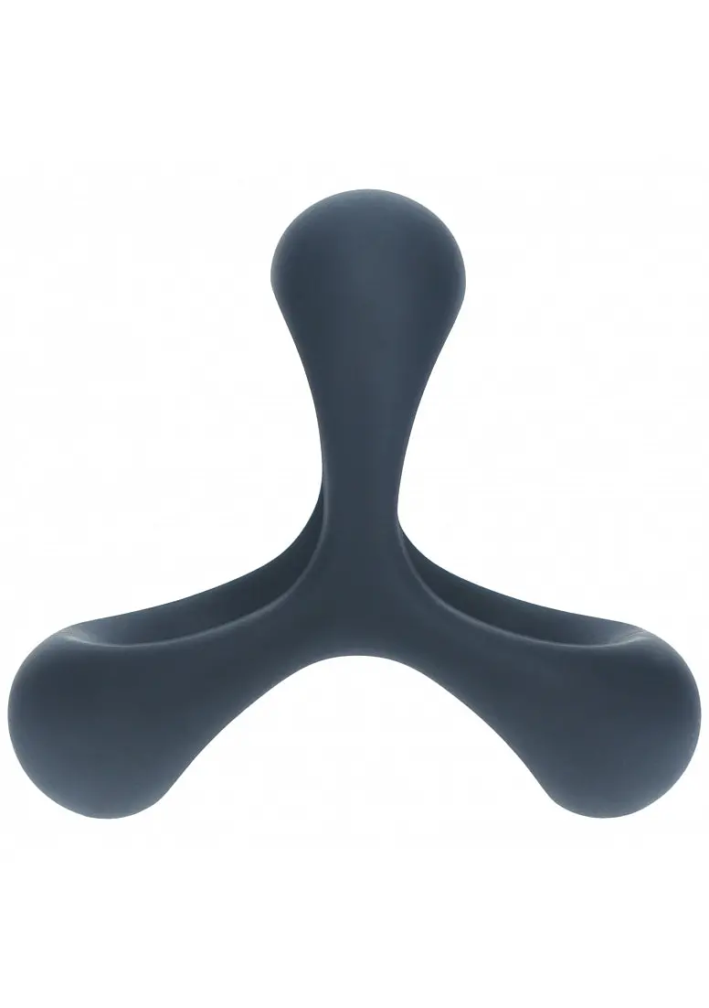 Levelz - Tri O Ergo Silicone Cock Ring - Black 1