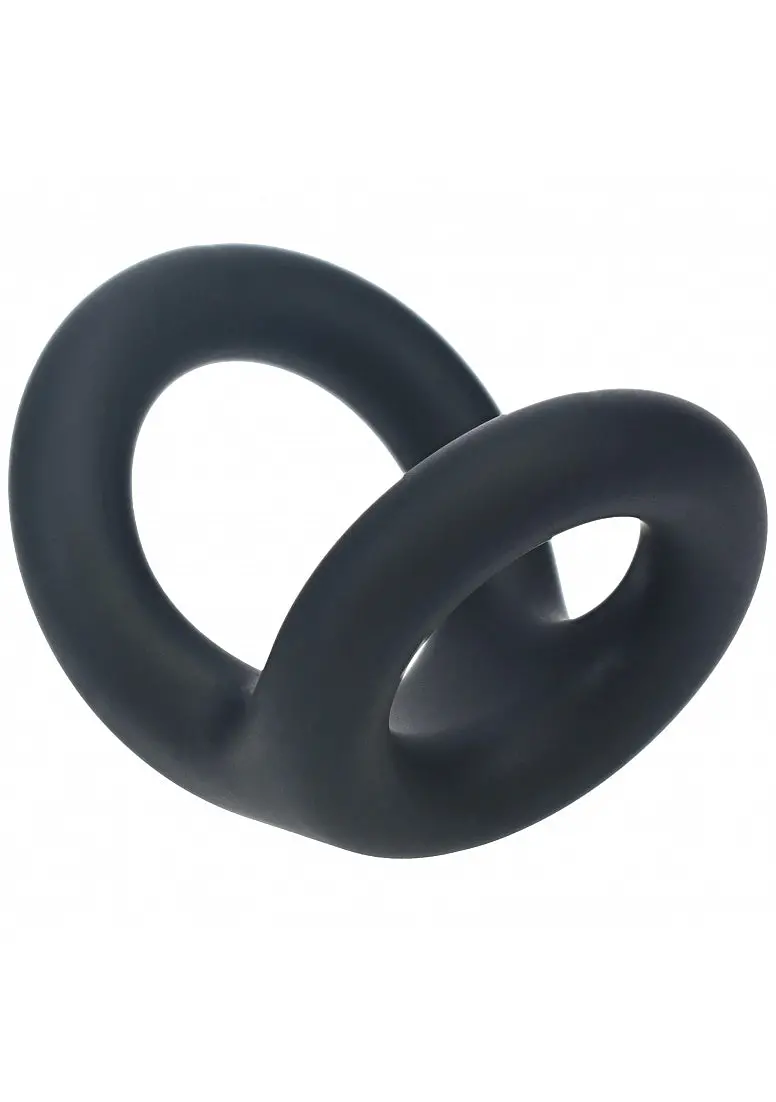 Levelz - Double O Silicone Cock Ring - S - Black 1