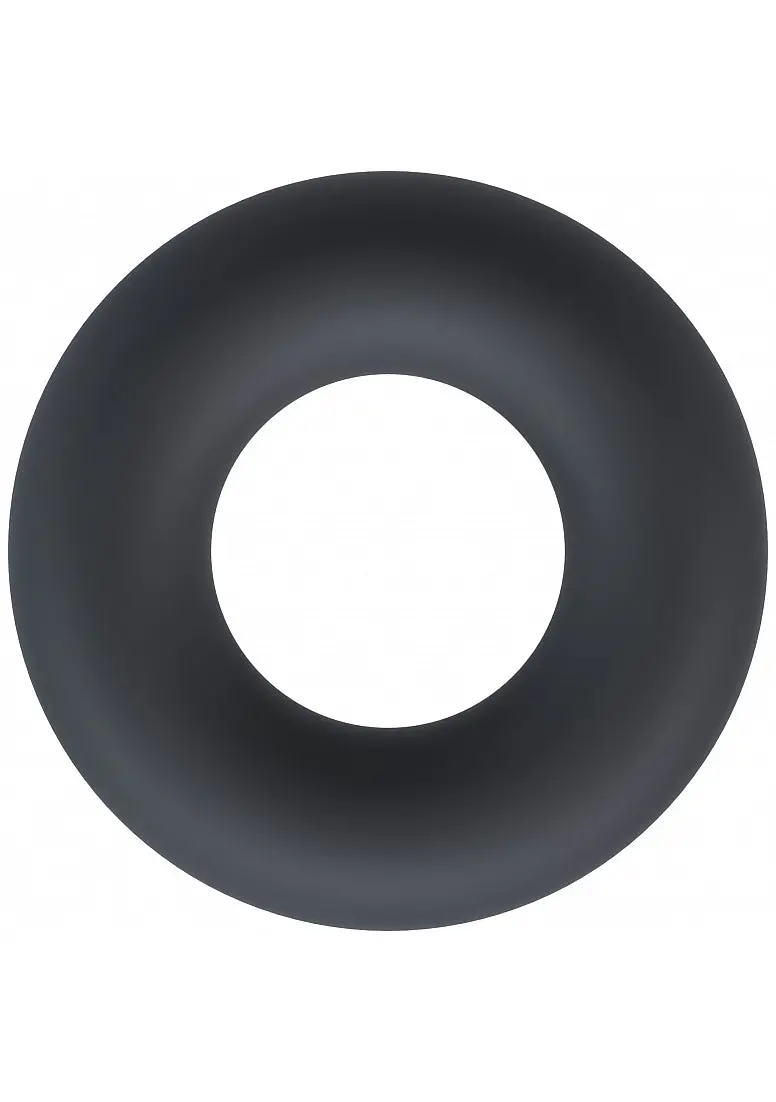 Levelz - Liquid Silicone Cock Ring - M - Black 1