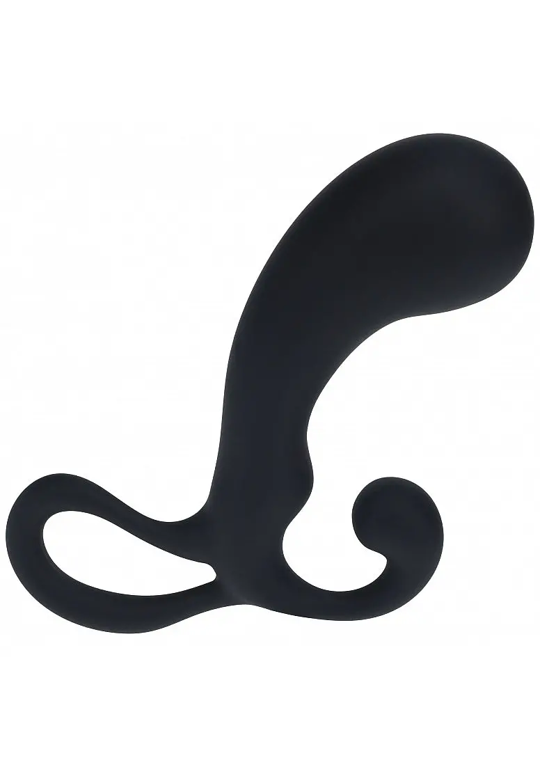 Levelz - Bulb With Loop Silicone Prostate Massager - Small - Black 1