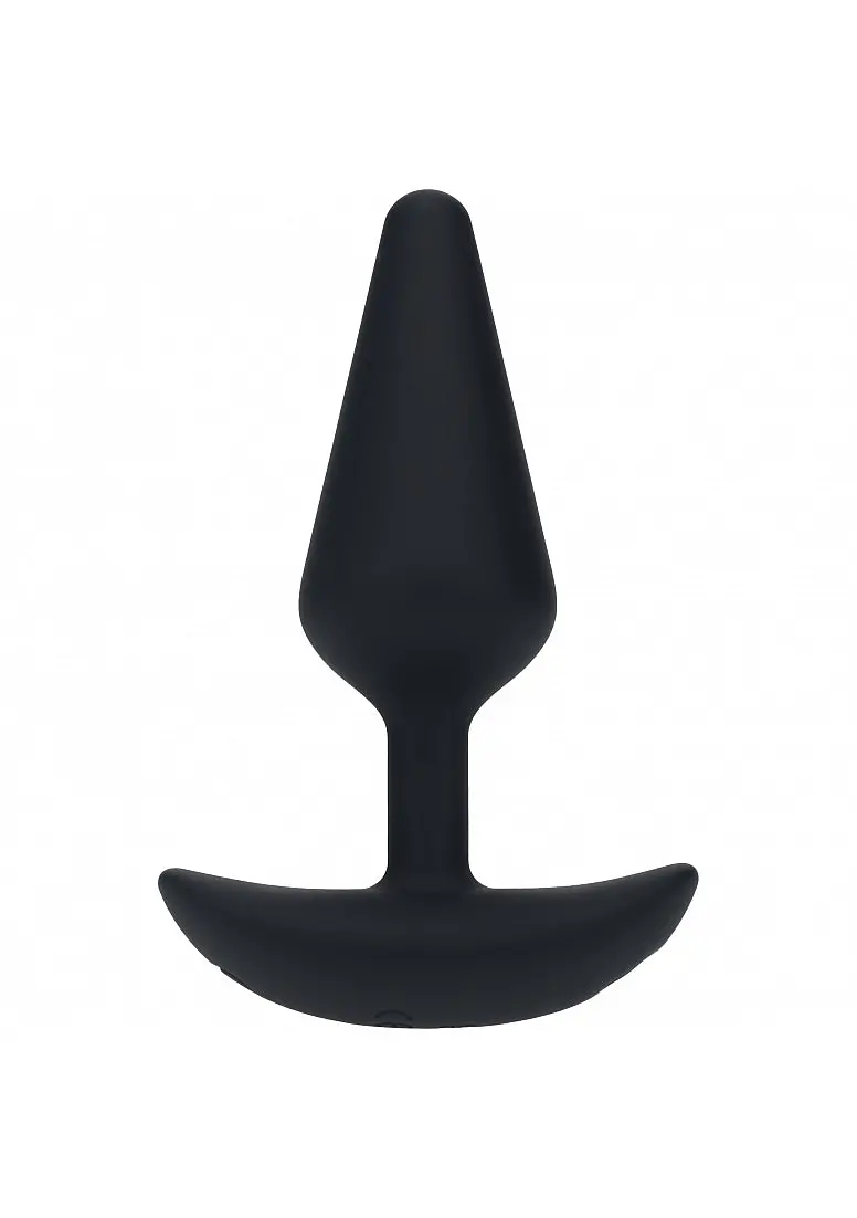 Levelz - Classic Vibrating Silicone Anal Plug - Medium - Black 1