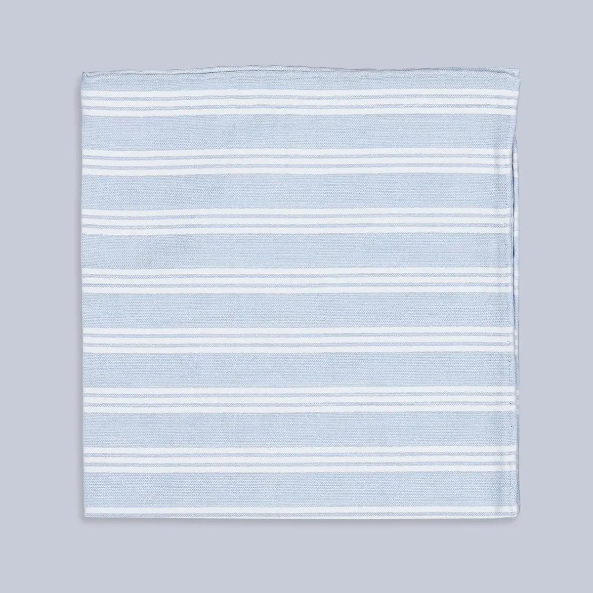 Trianon Ciel Cotton Pocket Square 1