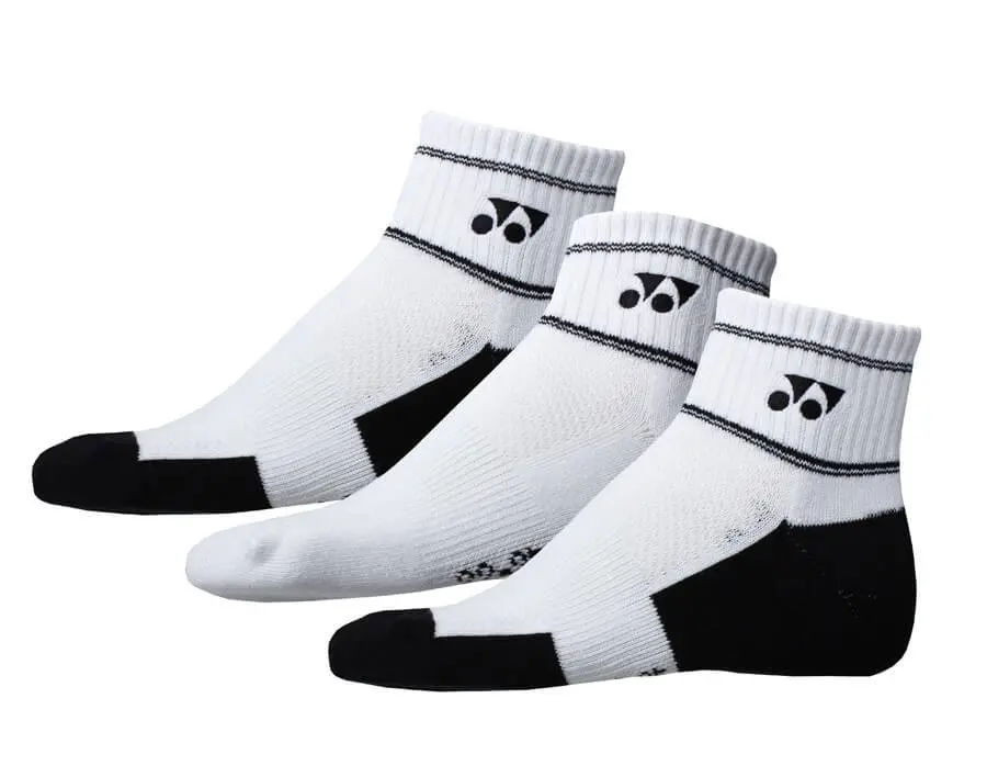 Yonex 8423 Assorted Crew Socks (Pack Of 3) 1