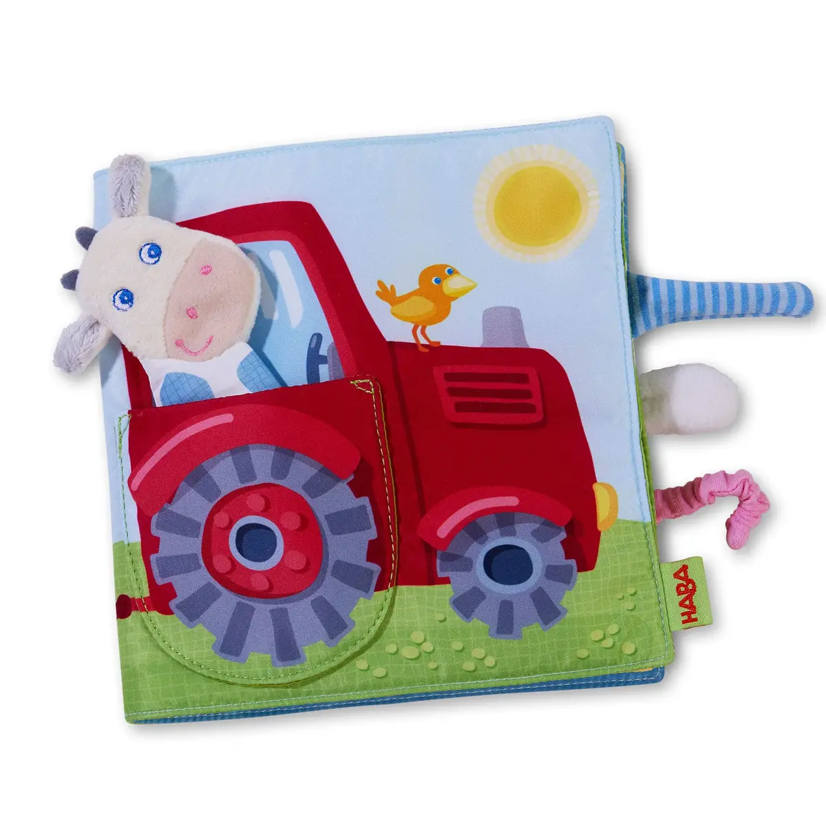 Down On The Farm Soft Book With Cow Puppet 1