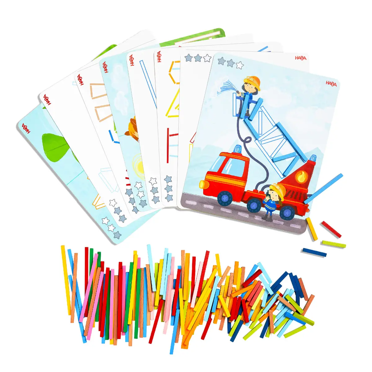 Stabix Wooden Arranging & Matching Game 1
