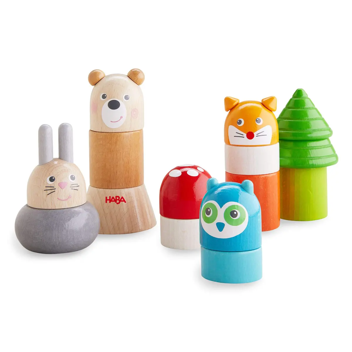 Forest Animals Wooden Stacking Toy 1