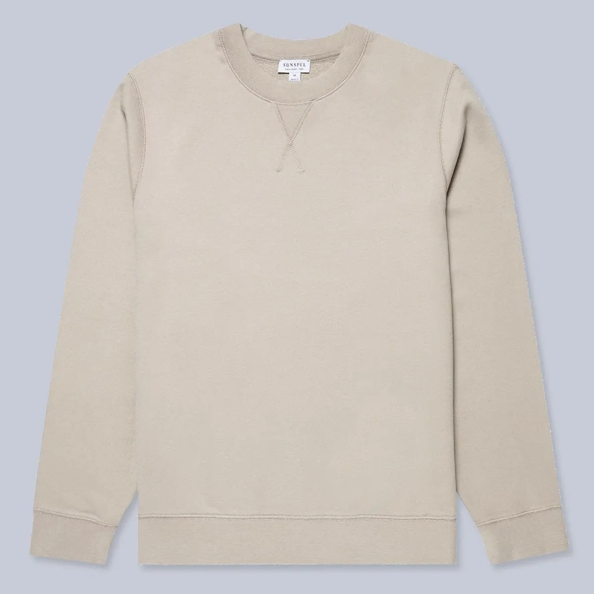 Beige Loopback Sweatshirt 1