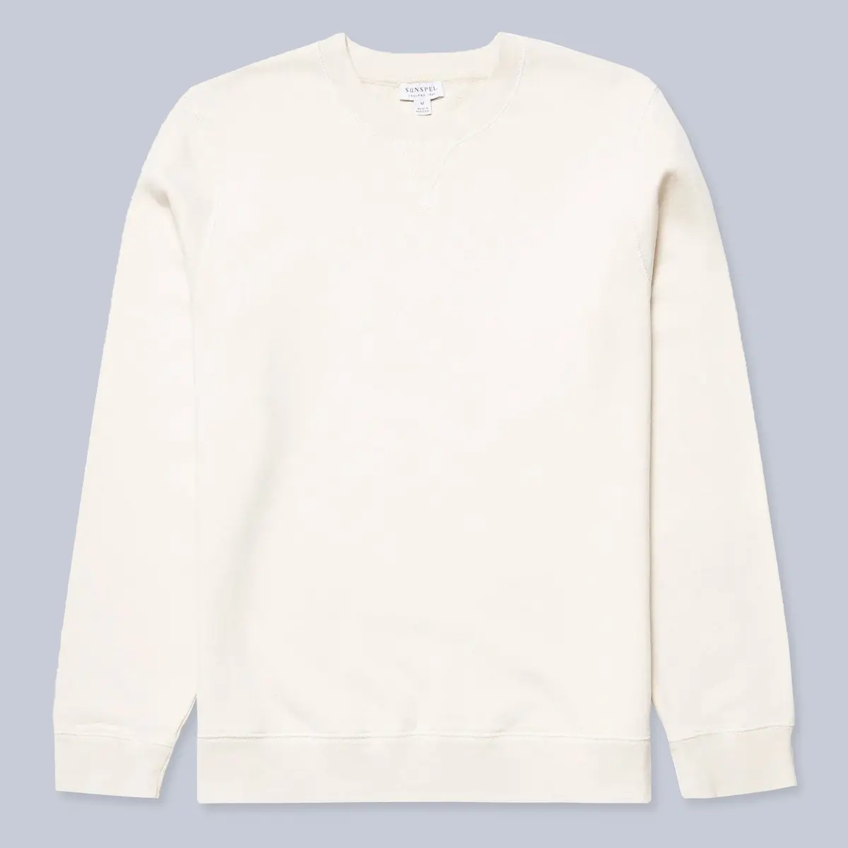Ecru Loopback Sweatshirt 1