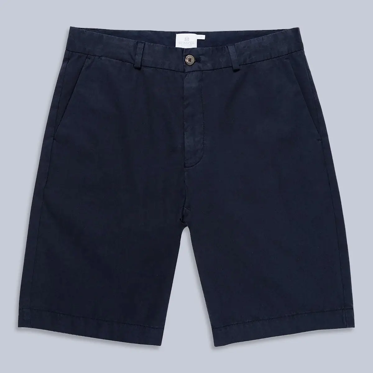 Navy Classic Cotton Chino Shorts 1