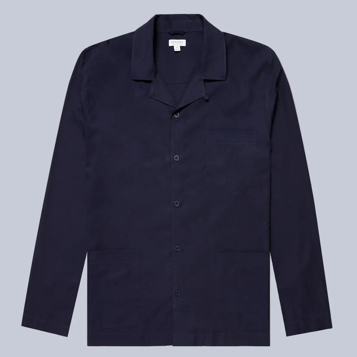 Navy Pyjama Shirt 1