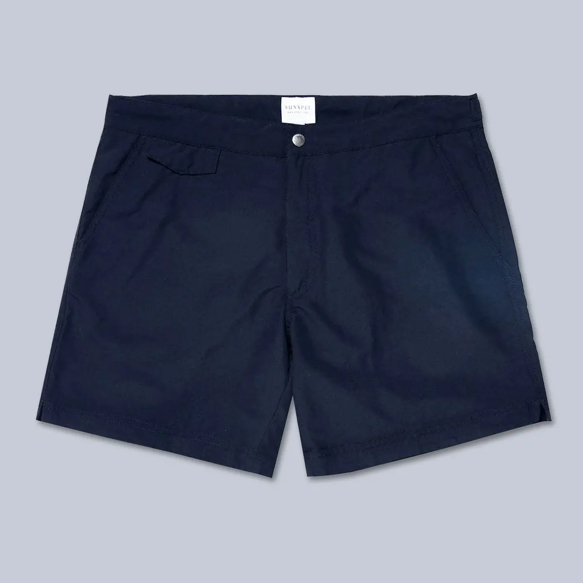 Navy Tailored Swim Shorts 1