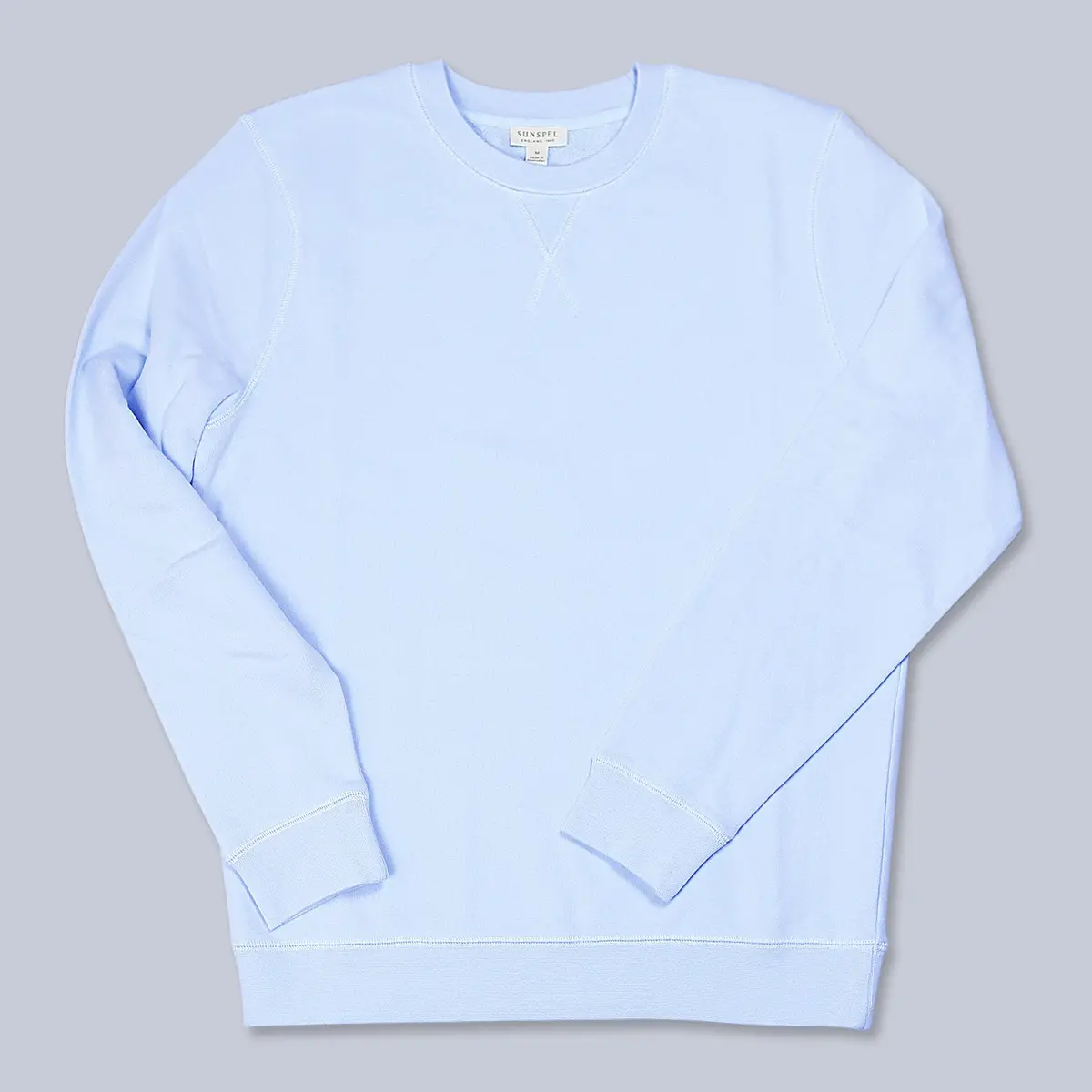 Pastel Blue Loopback Sweatshirt 1