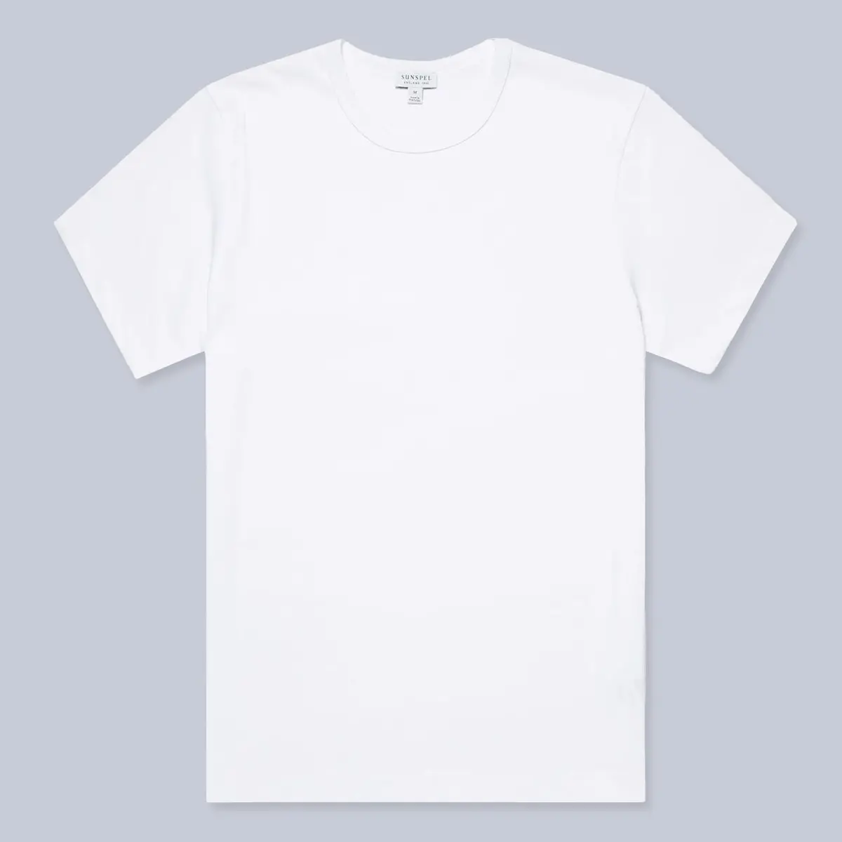 White Heavyweight Jersey T-Shirt 1