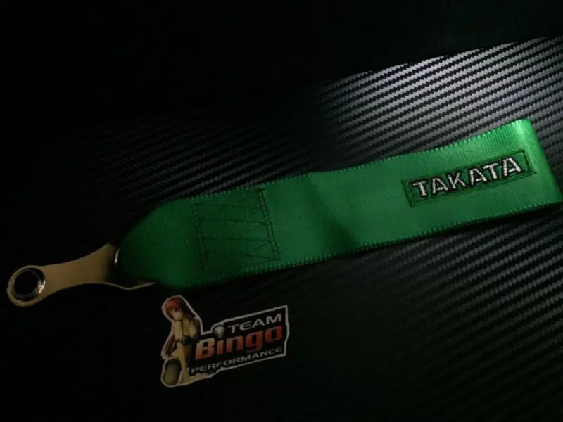 Jdm Green Tow Strap Green Or Black Race Rally Drift Drag Motor Sport 1