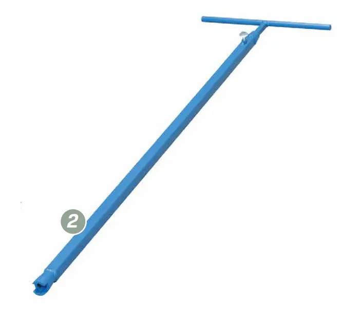 Telescoping Adjustable Length Curb Stop Wrench/Key 1