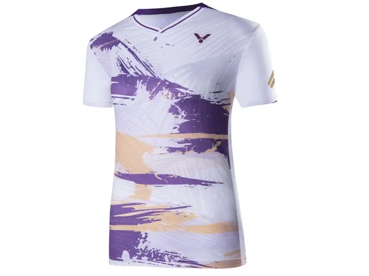 Victor T-36000 J Women's Badminton Game T-Shirt (Lilac) 1