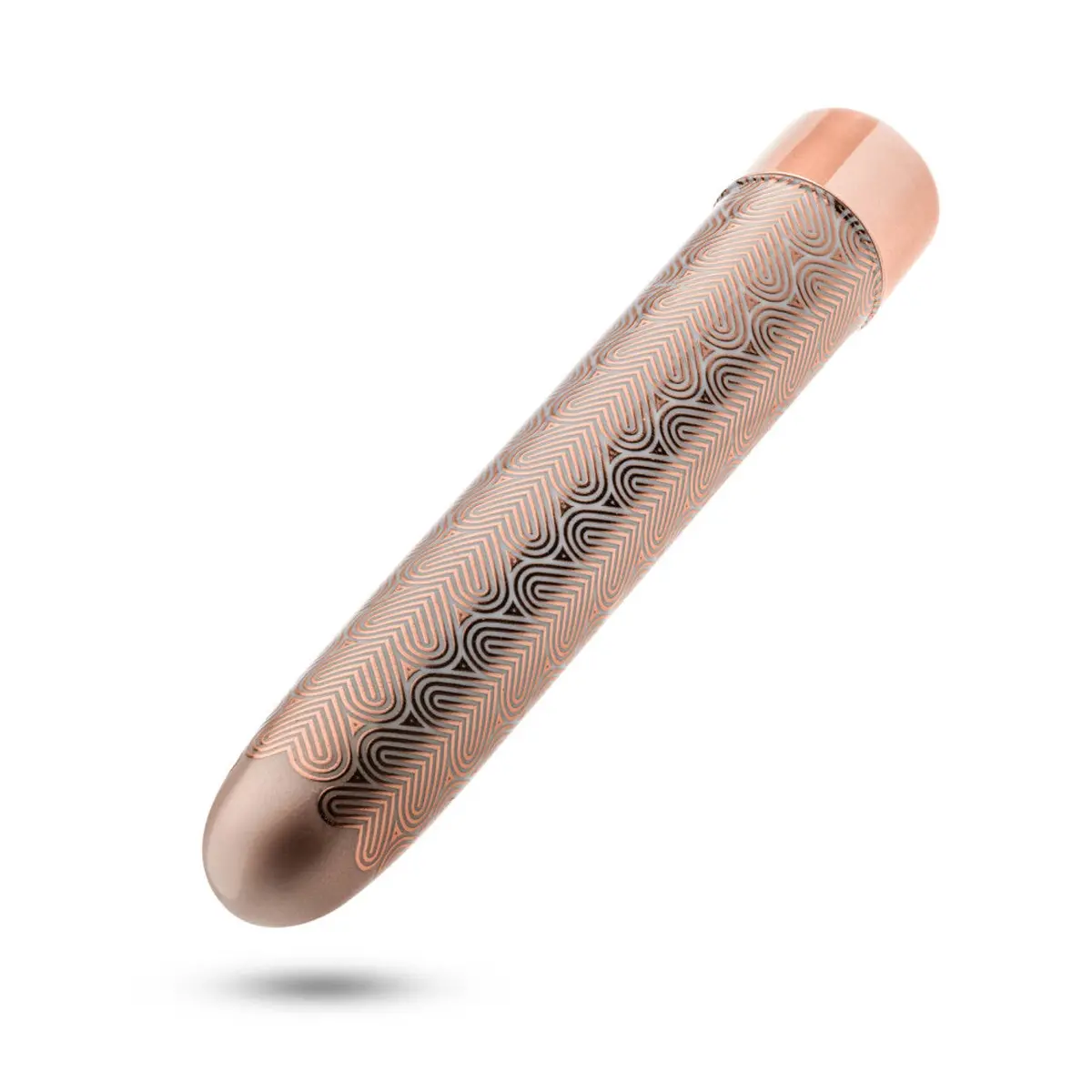 The Collection - Lattice - 7 Inch Rechargeable Vibe - Rose Gold 1
