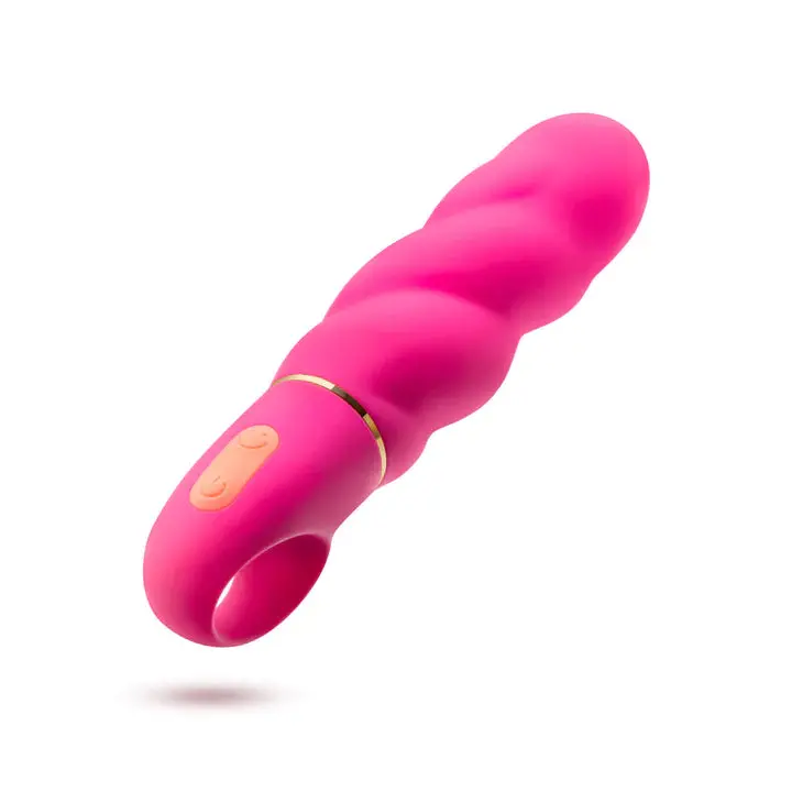 Aria Amazing Af Fuchsia 6.25-Inch Loop Handle Vibrator 1