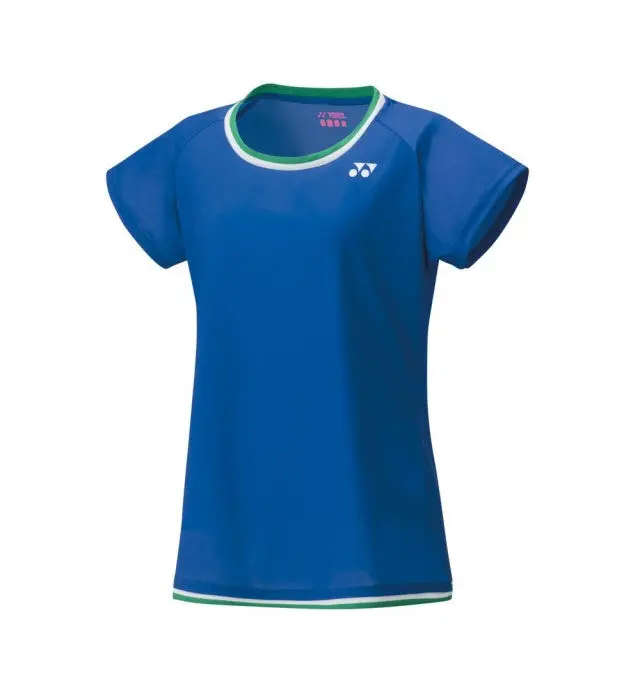 Yonex 16441 Women's Crew Neck T-Shirt (Dark Blue) 1