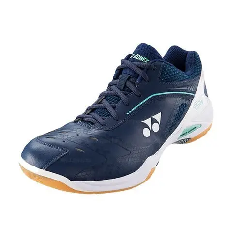 Yonex Power Cushion 65 Z Wide Badminton Shoes (Navy/White) 1