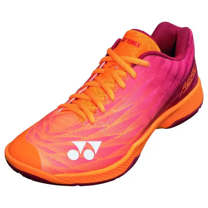 Yonex Power Cushion Aerus Z2 Men's Badminton Shoes (Orange/Red) 1