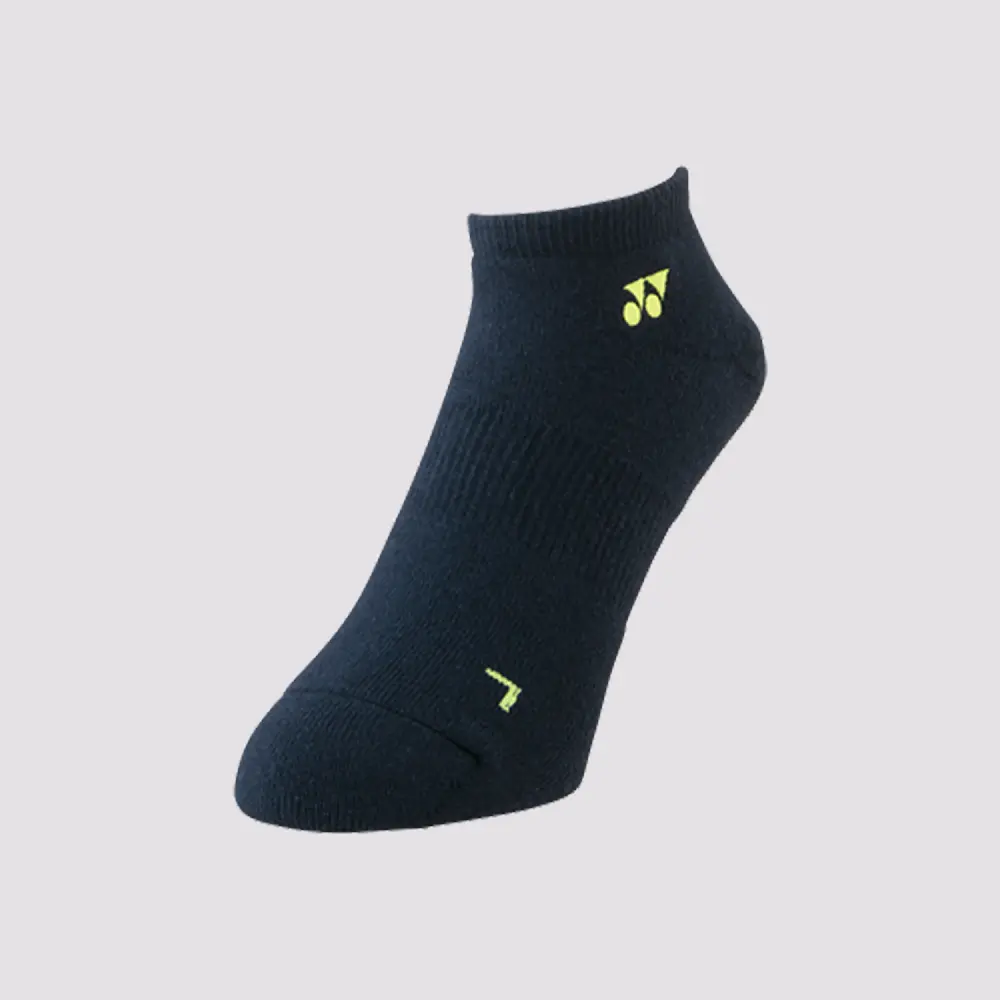 Yonex Sports Low-Cut Socks 19121 (Navy/Citrus Green) 1