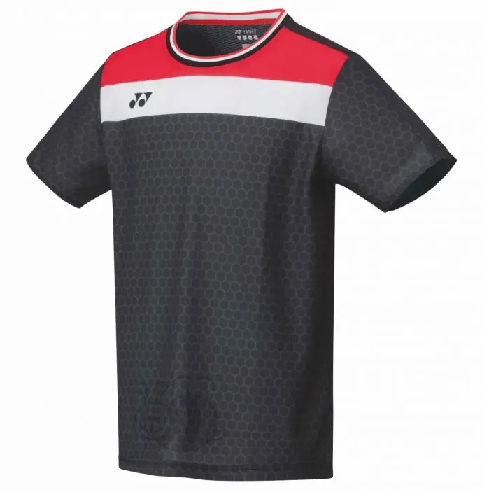Yonex 10330 Men's Tournament Crew Neck T-Shirt (Black) 1